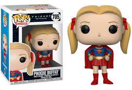 Friends Phoebe Buffay As Supergirl Pop Vinyl Figure By Funko Popcultcha Vinyl Figures Funko Pop Disney Friends Phoebe