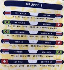 So wird deutschland heute spielen deutschland spielt heute abend das erste mal nach dem 7:1 sieg im wm. Wm 2018 Gruppe E Spielplane Und Spielzeiten Spielplan Wm 2018 Planer