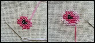 Small simple cross stitch flowers. Vintage Inspired Cross Stitch Purse 12 Steps With Pictures Instructables