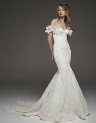 Crepe sheath evening dress with sleeves. Pronovias 2019 Wedding Dresses Collection Photos Prices Our Best Style