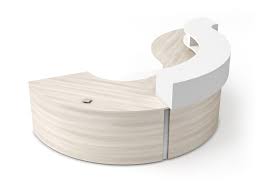 You can pair up this item. Reception Desk Curved Gallery Miyake Decor