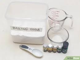 Mix 5 to 6 drops of an essential oil into the baking soda with a spoon until they are well combined. 3 Ways To Make A Baking Soda Air Freshener Wikihow