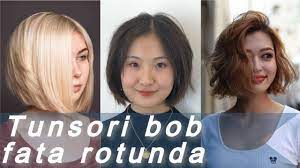 Persoanele cu forma feței rotundă trebuie să aleagă tunsori care să le diminueze din „rotunjime. 20 De Idei De Tunsori Bob Fata Rotunda Youtube