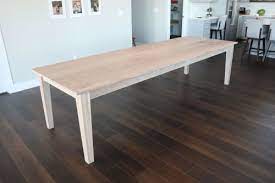 Whether you need a small balcony table for two or an extension table for a dinner party of 10, freedom has the perfect dining table to suit the needs of any. Solid White Oak Shaker Style Dining Table By Hazel Oak Farms Seen At Private Residence Knoxville Wescover