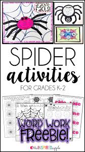 Spider Activities For Primary Students Babbling Abby Spider Activities First Grade Activities Primary Students