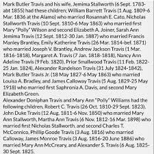 Mark Butler Travis Sr. (1783-1836)