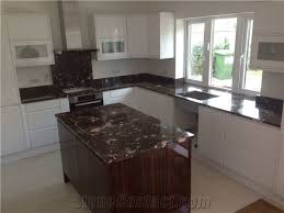 emperador dark gold marble kitchen