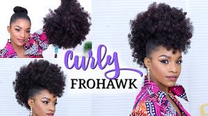 The sides pulled back tightly finish off the look with a contrast. 5 Sexy Faux Hawks For The Naturalista African Woman African Vibes Magazine