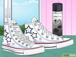 The best converse to work on are brand new. How To Customize Your Converse Shoes With Pictures Wikihow