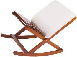 Folding rocking chair with footrest. Amazon Com Deluxe Foldable Rocking Footrest Adjustable Fold Away Foot Stool With Tapestry Cushion Home Kitchen