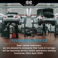+603 7866 1100 (after sales). Cycle Carriage Bintang Announces Resumption Of Service Centre Operations For Mercedes Benz Vehicles Paultan Org