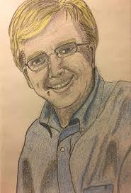 Pickle Rick I drew free handed with sidewalk chalk