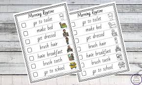 A short reading comprehension about daily routines in the present simple tense. Daily Routine Printables Simple Living Creative Learning