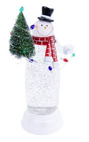 Using the end of a paint brush and black add snowman eyes and buttons. Pin On Christmas Lighted Decor