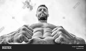 Working as a team, these muscles contract to flex, laterally bend, and rotate the torso. Proud His Torso Image Photo Free Trial Bigstock