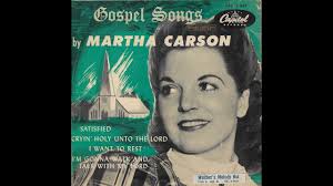 Gospel Songs by Martha Carson (Capitol EP 1-449)