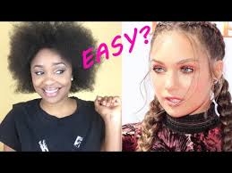 This look can be great for the parties and get together. I Tried A White Girl S 5 Easy Hairstyles Maddie Ziegler Youtube