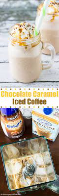 Chocolate Caramel Iced Coffee Yummy Drinks Coffee Recipes Food