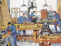 Le Menuisier School Posters Lost Art Commercial Art
