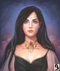 Novo Fotos Cabelo Preto Desenho Pensamentos Hair Eyes Black Princess Purple Black Ha In 2020 Fantasy Princess Character Portraits Fantasy Girl