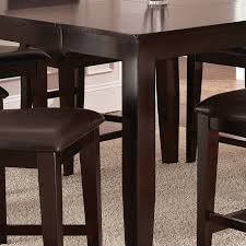 Oak pub tables or cherry pub sets are. Victoria Solid Wood Counter Height Dining Table Butterfly Leaf In Espresso Vc900pt
