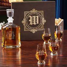 Perfect for whisky, scotch, & bourbon, a personalized whiskey decanter engraved with the phrase of your choice makes an excellent gift idea. Winchester Personalized Whiskey Decanter Set With Gift Box On Sale Overstock 21385430