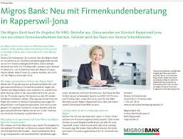The company is registered in the commercial. Migros Bank Banque Migros Banca Migros En Twitter Migrosbank Baut Ihr Angebot Fur Kmu Betriebe Aus Diese Werden Am Standort Rapperswil Jona Neu Von Einem Firmenkundenteam Betreut Geleitet Wird Das Team Von