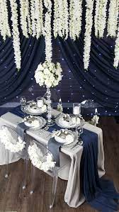 Chiffon Wedding Table Runner 27 X120 Navy Blue Blue Wedding Decorations Navy Blue Wedding Decorations Navy Blue Wedding Color Schemes