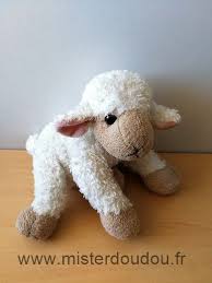 Doudou Mouton Maisons Du Monde Blanc Beige Doudou Mouton Doudou Perdu Doudou