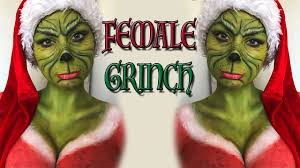 female grinch makeup tutorial you