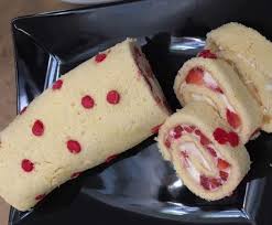 Roule Imprime Aux Fraises Recette Recette Roule Alimentation Recette