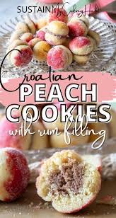 Place 1/2 cup sugar in another small bowl. Breskvice Recept Croatian Peach Cookies Sustain My Cooking Habit