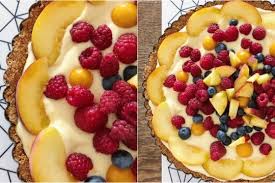 Die Schnellste Und Einfachste Fruchte Tarte Der Welt Lebensmittel Essen Haferflocken Abnehmen Fruchte