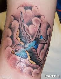 Birds And Clouds Tattoo Birds With Turtle Tree And Clouds Tattoo Upper Arm Tattoos Quoteko Cloud Tattoo Tattoos Arm Tattoos