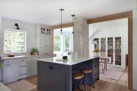 Uses for a kitchen island. Farmhouse Update How To Design A Kitchen With A Load Bearing Post And Beam In The Middle 4 Unique Options Emily Henderson