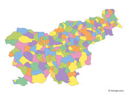 Rs), is a country in central europe. Multicolor Map Of Slovenia With Statistical Regions Free Vector Maps