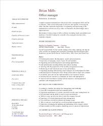What a professional office manager resume looks like (with templates). Free 8 Sample Office Manager Resume Templates In Ms Word Pdf