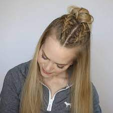 3 Sporty Hairstyles Missy Sue Sporty Hairstyles Braids For Short Hair Bun Hairstyles