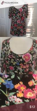 Rose And Olive Floral Top Floral Tops Tops Clothes Design