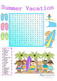 Learn vocabulary, terms and more with flashcards, games and other study tools. Summer Vacation Wordsearch With Key English Esl Worksheets For Distance Learning And Physical Classrooms