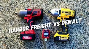 Harbor Freight Earthquake Xt Vs Dewalt 20v Max Xr Youtube