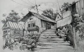 15 gambar pemandangan bawah laut. Gambar Lukisan Pensil Pemandangan Cikimm Com