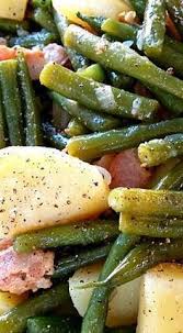 Southern Style Green Beans Potatoes Recipe With Images Bean Recipes Vegetable Side Dishes Pot Recipes