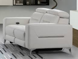 ✓ satisfait ou remboursé avec expédition sous 48h/72h seulement! Canape 2 Places Relax Electrique En Cuir Blanc Pauly