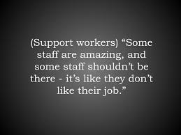 Direct Quote From Interview With Young Carer Re Respite Care Disability Support Workers Young Carer Support Worker Respite Care