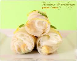 Rouleaux De Printemps Au Poulet Et Curry Chefnini Rouleau De Printemps Poulet Rouleau De Printemps Poulet