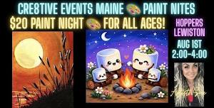 $20 Paint Night-fun for all ages - Hoppers LEWISTON