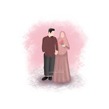 Pin Oleh Arkivee Kim Di Muslim Art Ilustrasi Karakter Gambar Pengantin Seni Islamis