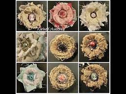 Comment faire une couronne en toile de jute noël 2017 santé nutrition beauté. Tuto Fleurs En Tissus 02 2018 Youtube