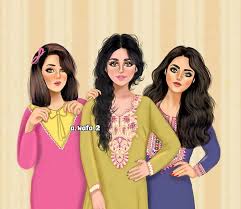 Marshmello sarra art freetoedit landscape wallpaper. Pin By Fatima Rahman On Girly Cute Girl Drawing Beautiful Girl Drawing Cute Cartoon Girl